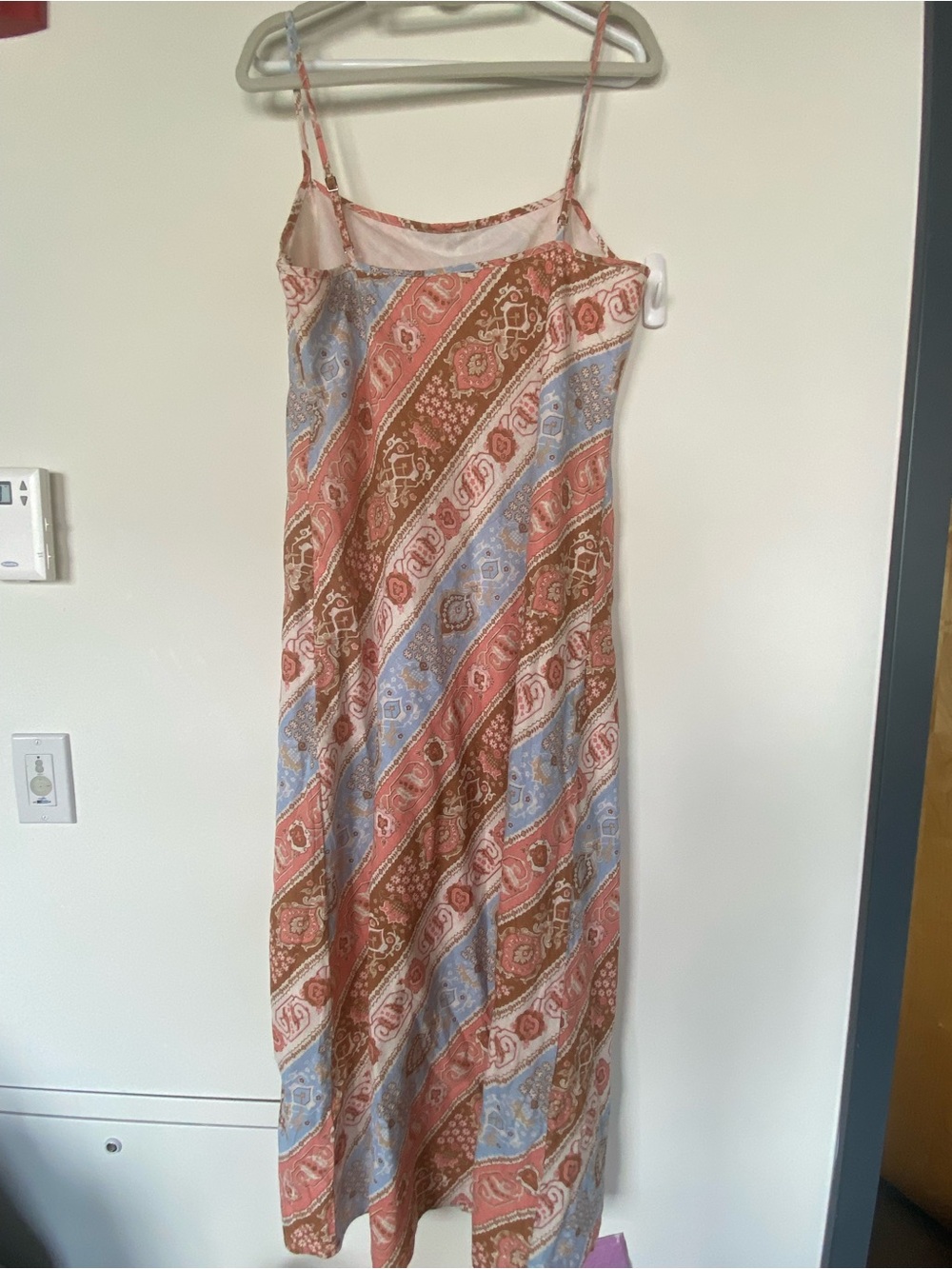 ABERCROMBIE Julia Slip Linen-Blend Midi Dress NWOT - Picture 3 of 5